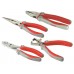 jimy Industrial Pliers Set 4 PCE Linesman Long Nose Slip Joint Wire Stripping