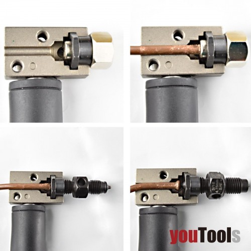 jimy Professional SAE Insitu/Vise Brake Double Flaring Tool 3/16"(4.75mm) pipe